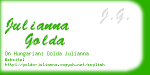 julianna golda business card